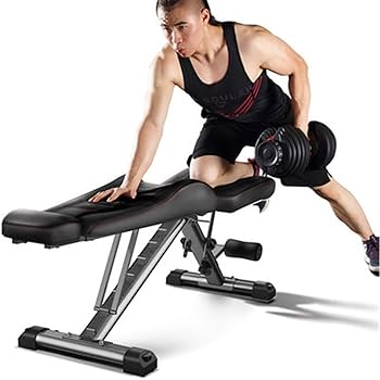 筋トレトレーニングベンチ　調整可能 トレーニングベンチ トレーニングチューブ付き フットレスト付き